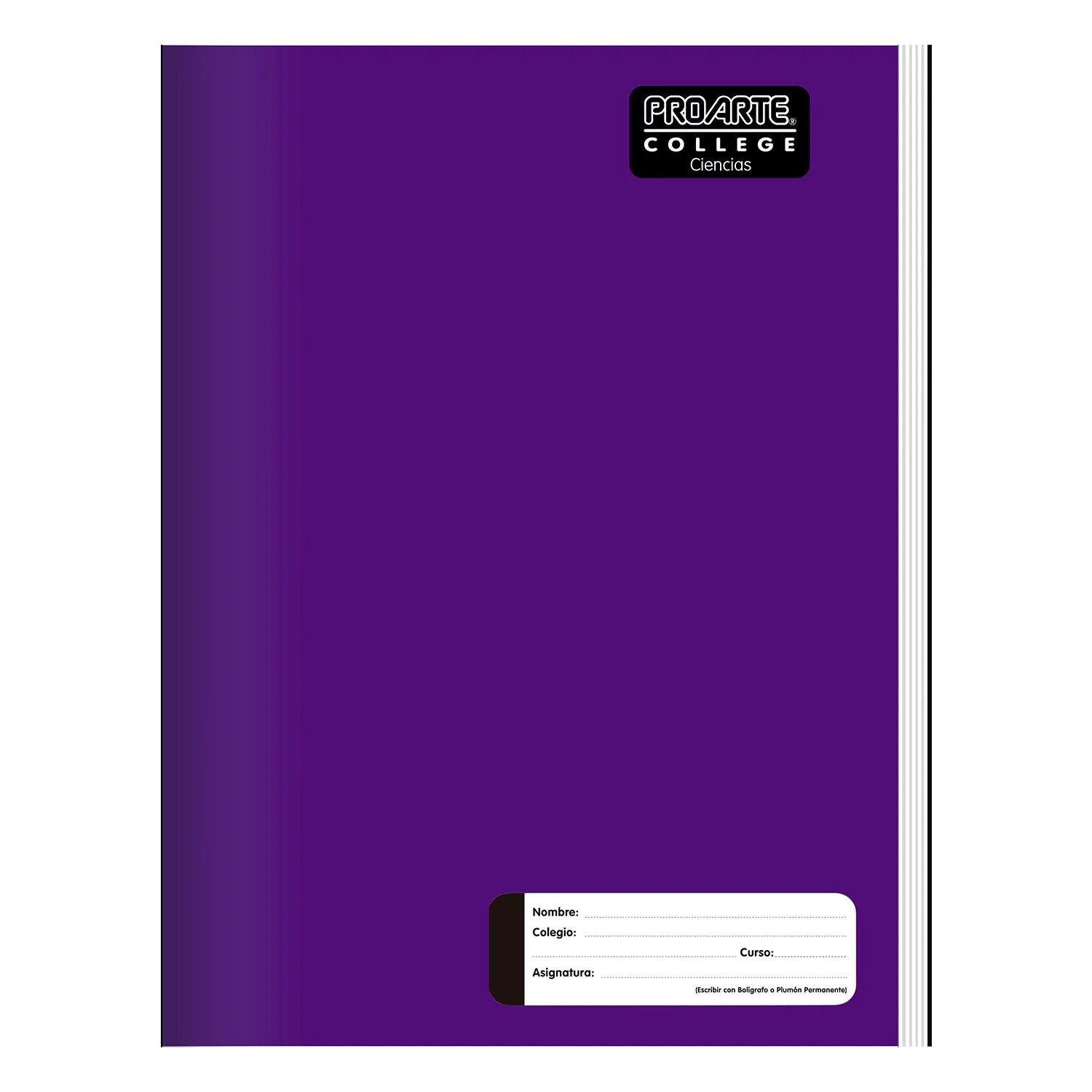Cuaderno College 100 Hojas Proarte