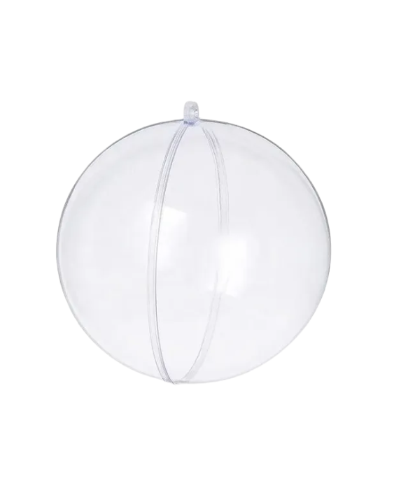 Esfera Acrílica Transparente 10 Cm