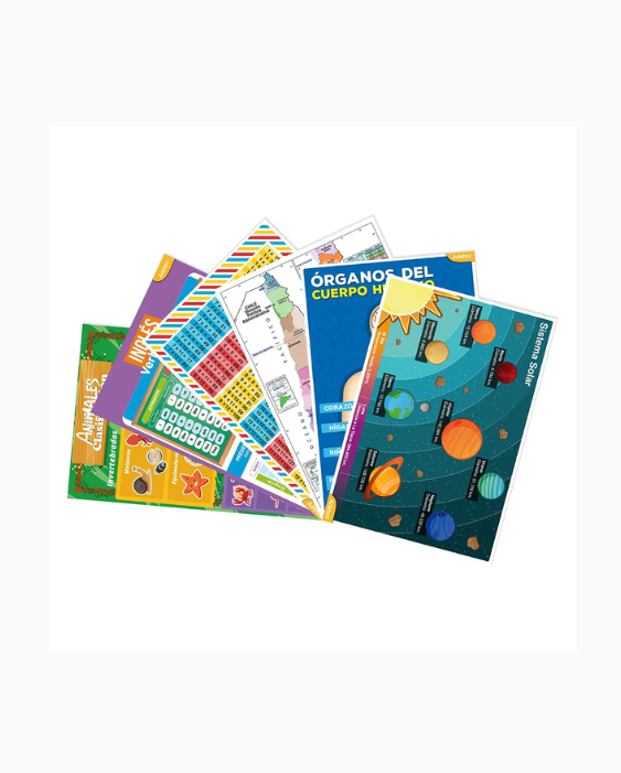 Block Ayudas Escolares Autoadhesivas Adetec