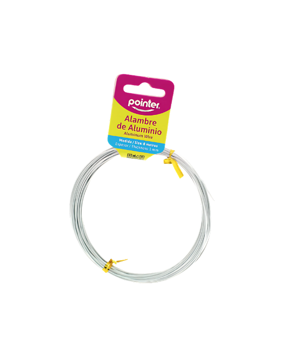 Alambre Para Manualidades Metalizado 5 Metros Pointer