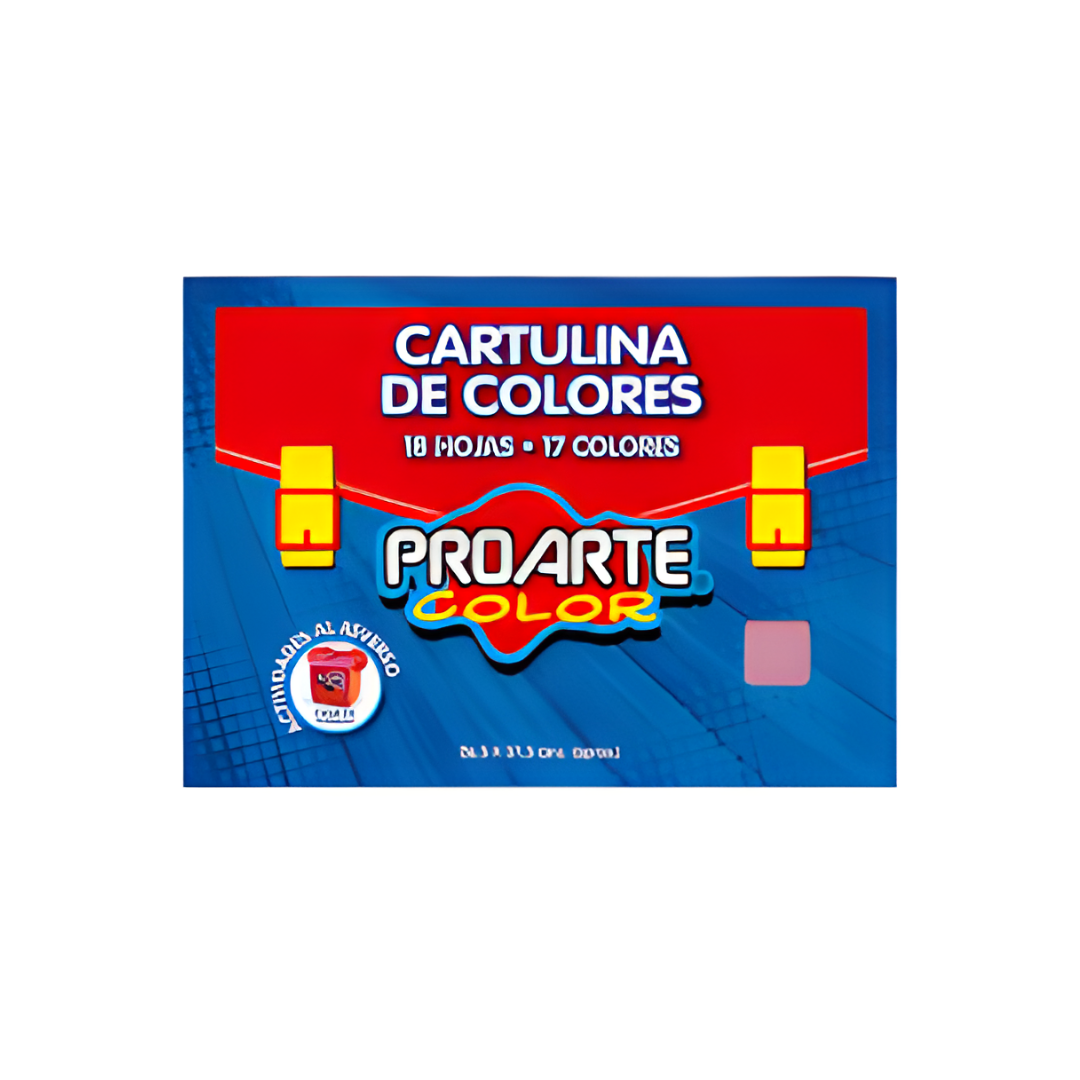 Carpeta Cartulina De Colores Proarte