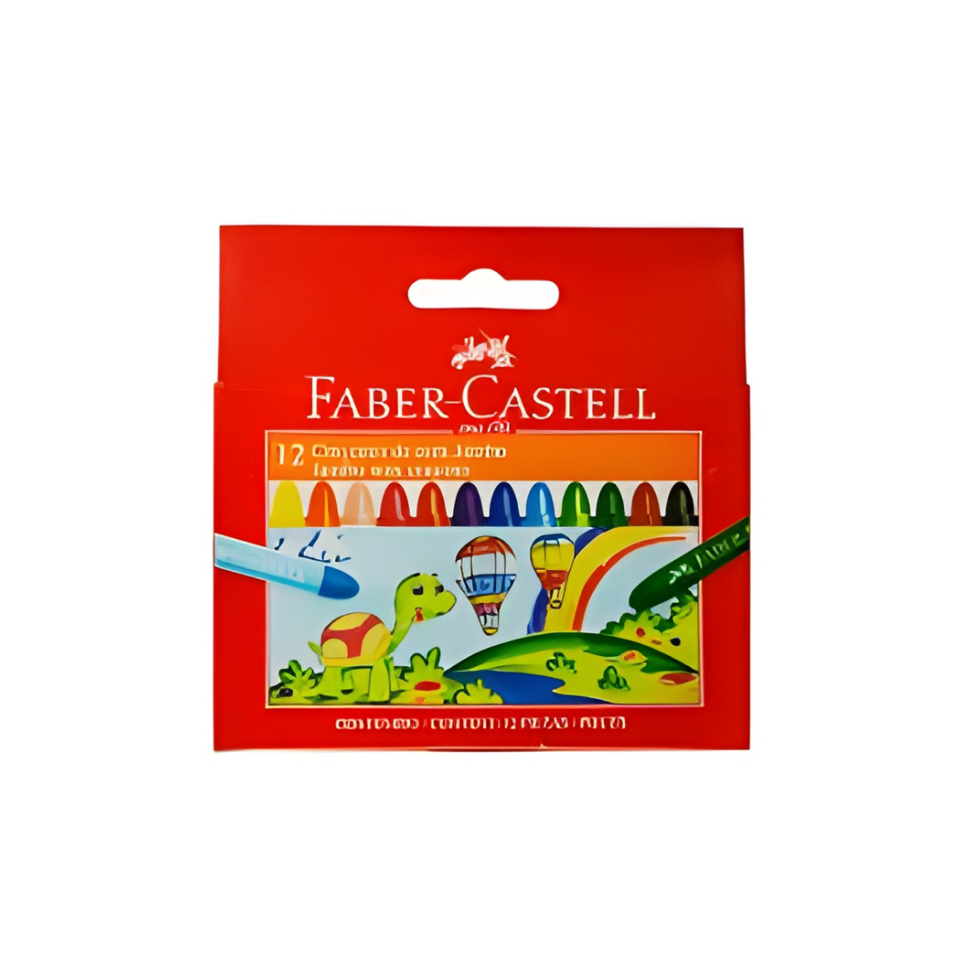 Lapiz Cera 12 Colores Faber-Castell