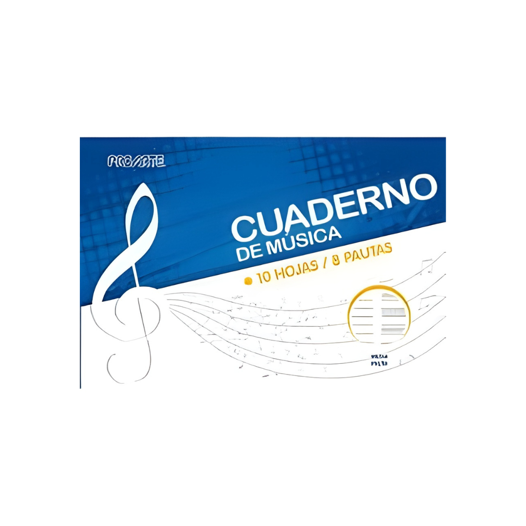 Cuaderno música Proarte