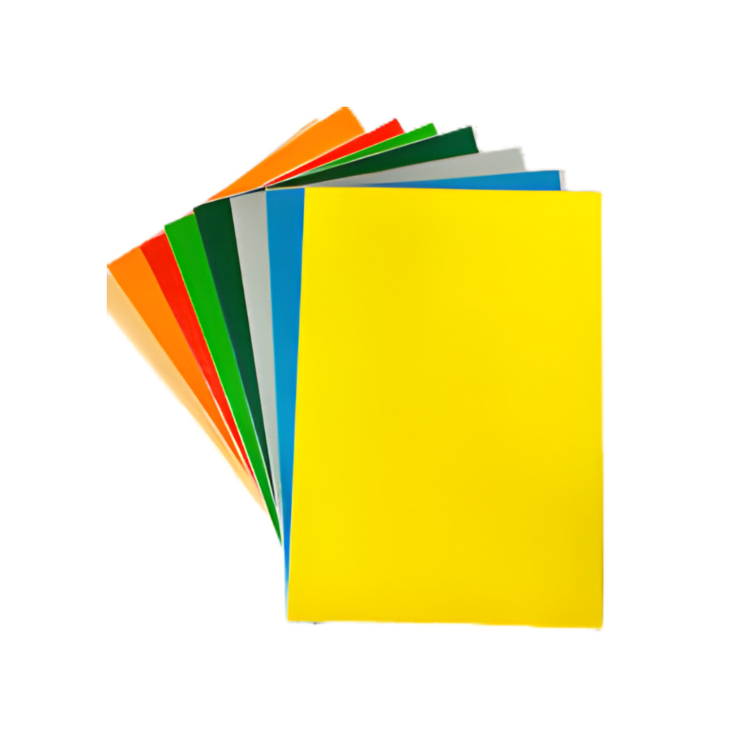 Carpeta plastificada con accoclip de colores