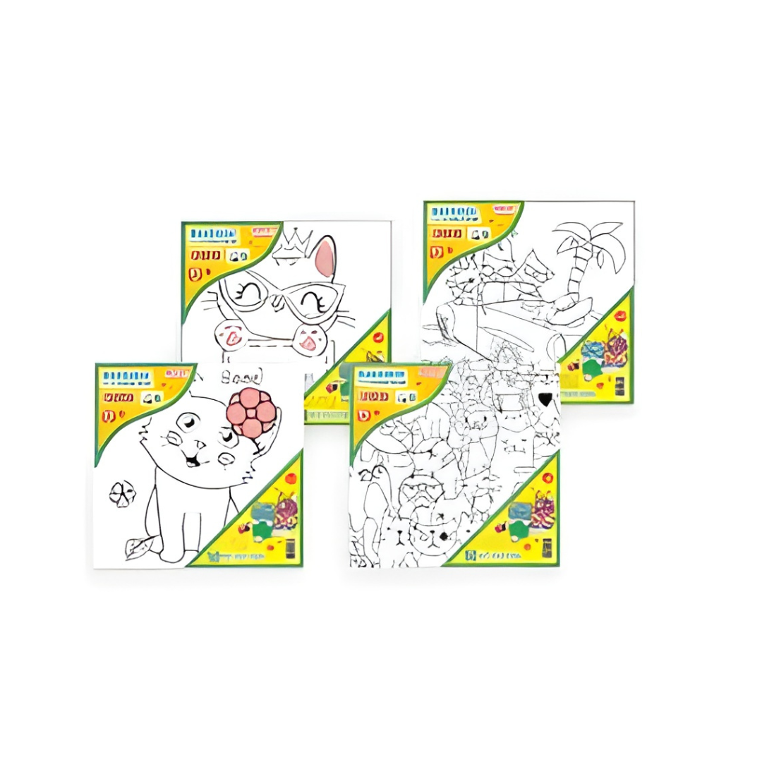 Bastidor Para Colorear Perros Y Gatos Artel