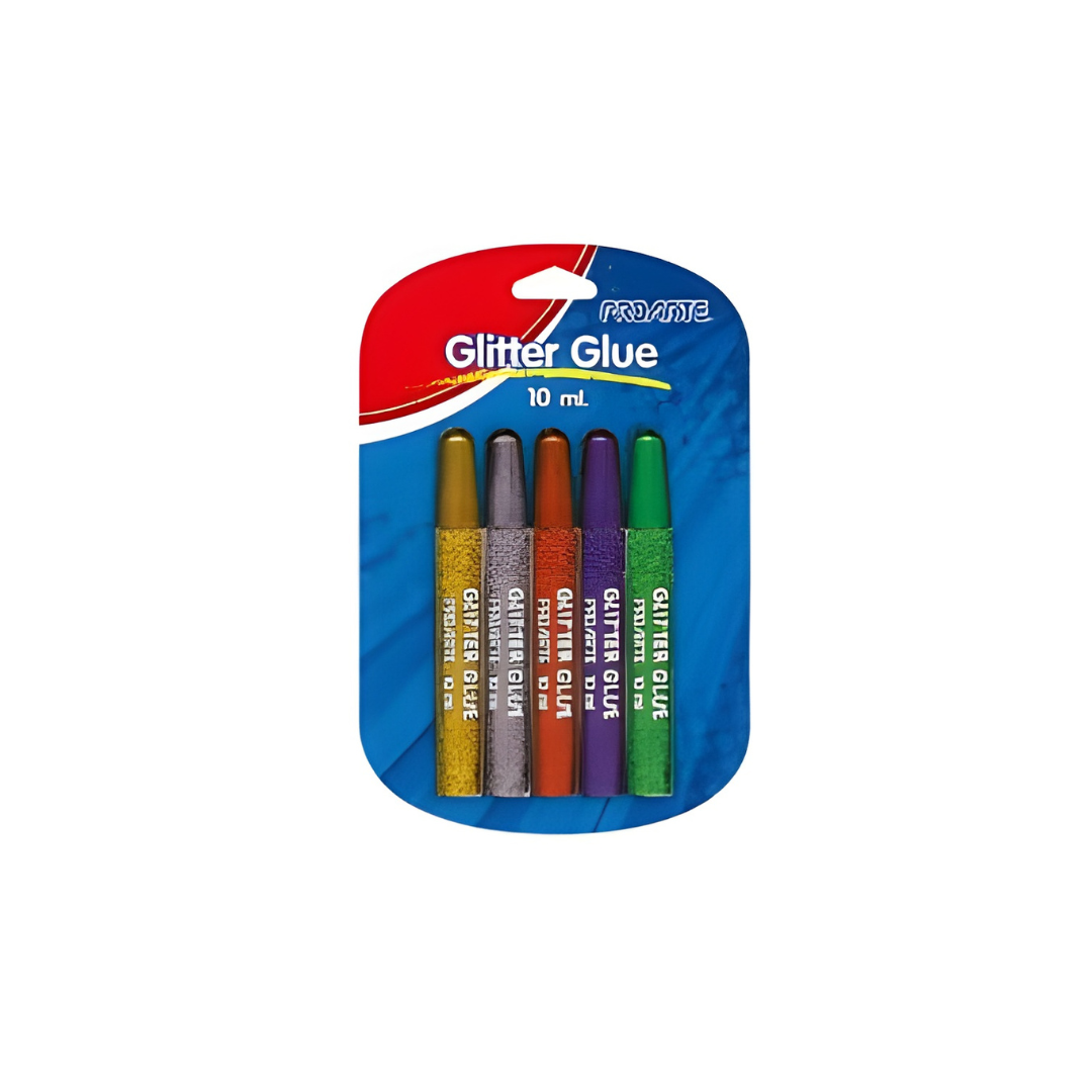 Set De 5 Glitter Glue Proarte