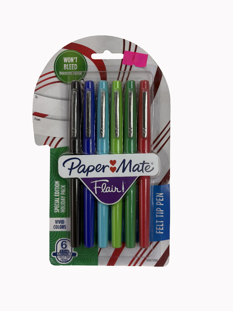 Paper Mate Flair 6 Unidades