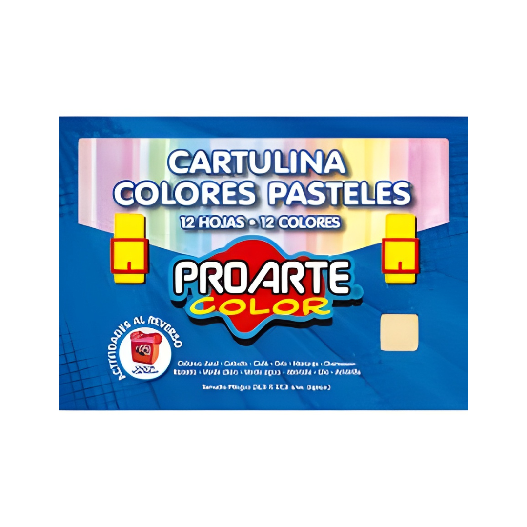 Carpeta Cartulina Pastel Proarte