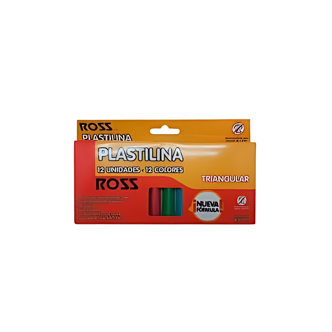 Plastilina 12 Colores Ross