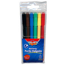 Plumón 6 Colores Proarte
