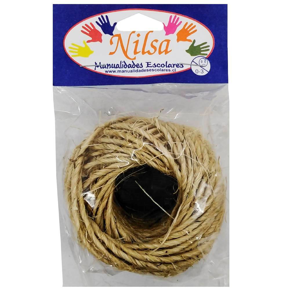 Sisal Cañamo Crudo 50 Gr Nilsa